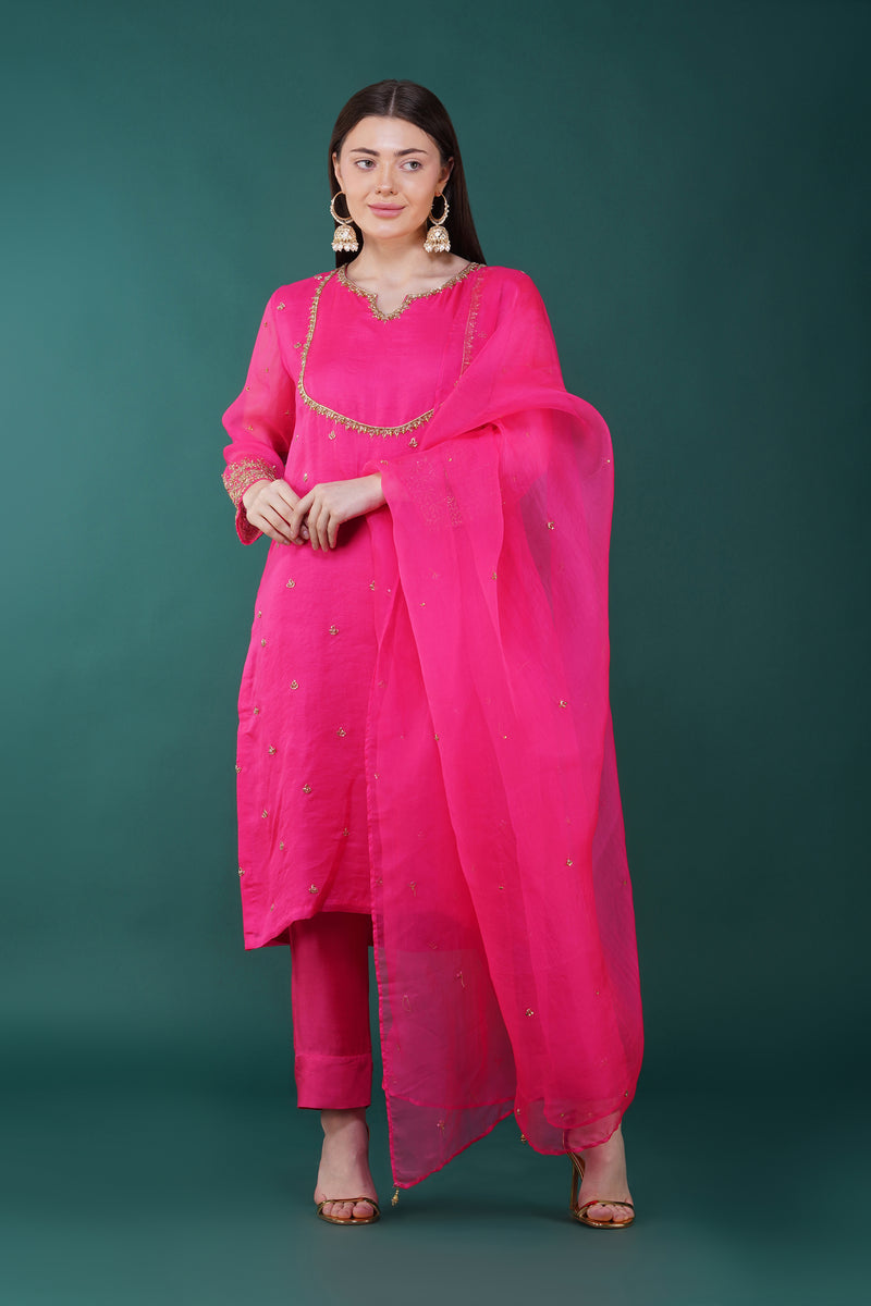 Scarlett Pink Kurta Set