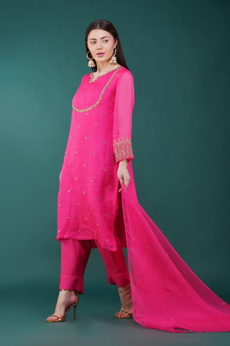 Scarlett Pink Kurta Set