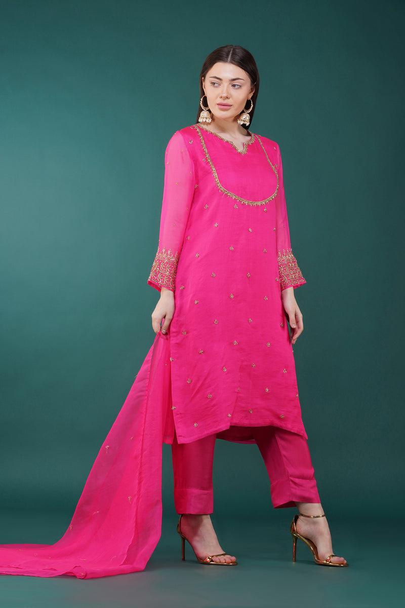 Scarlett Pink Kurta Set