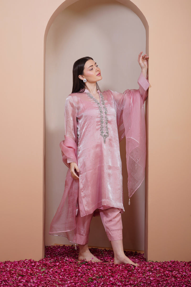Sweet Pea Oragnza Kurta Set