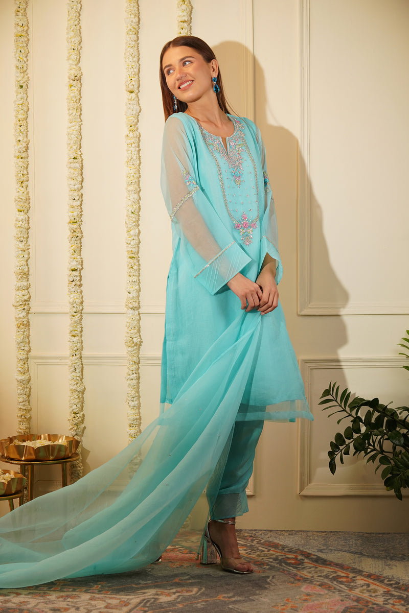 Aquamarine Kurta Set