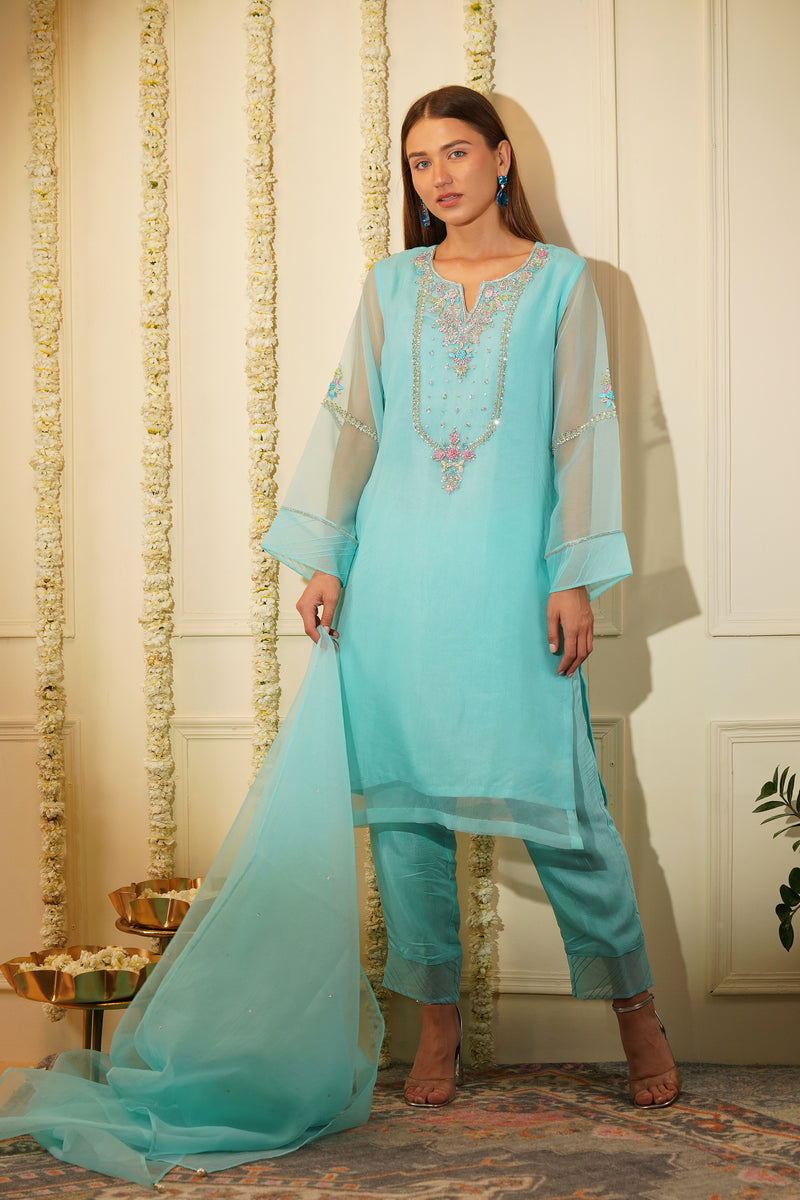 Aquamarine Kurta Set