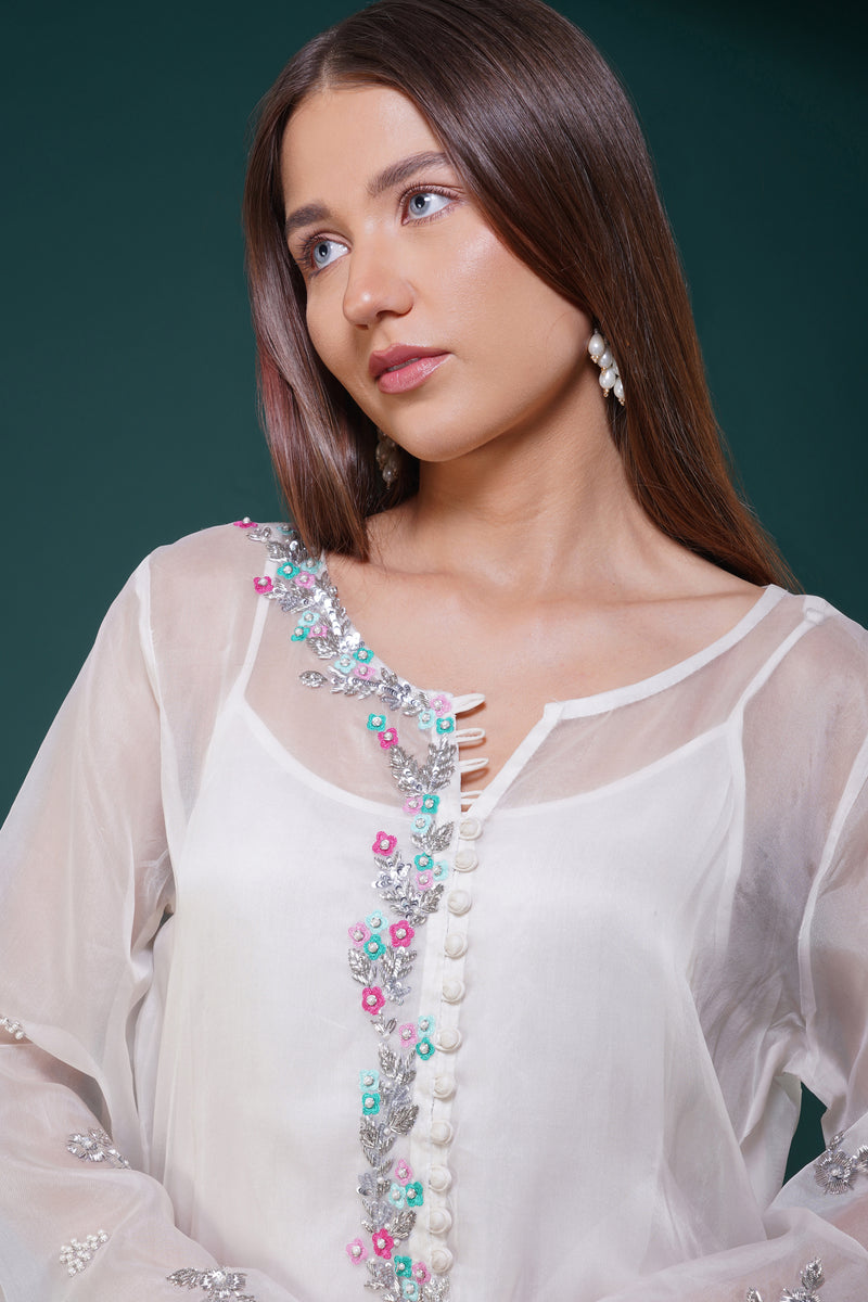 Visteria Organza Kurta Set