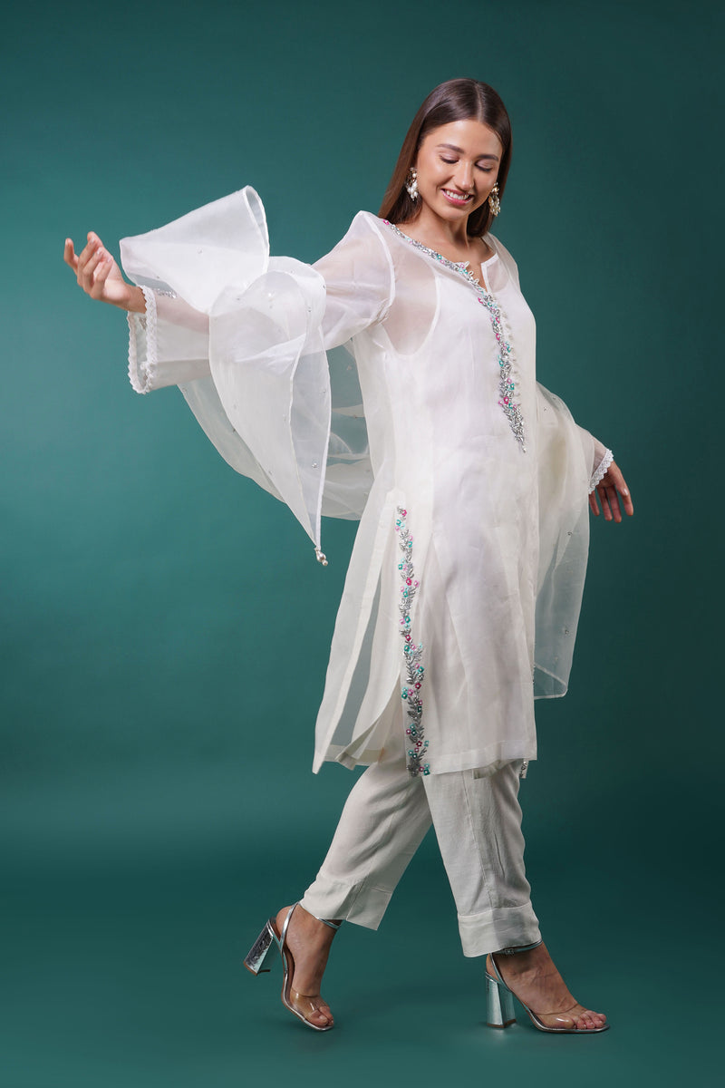 Visteria Organza Kurta Set