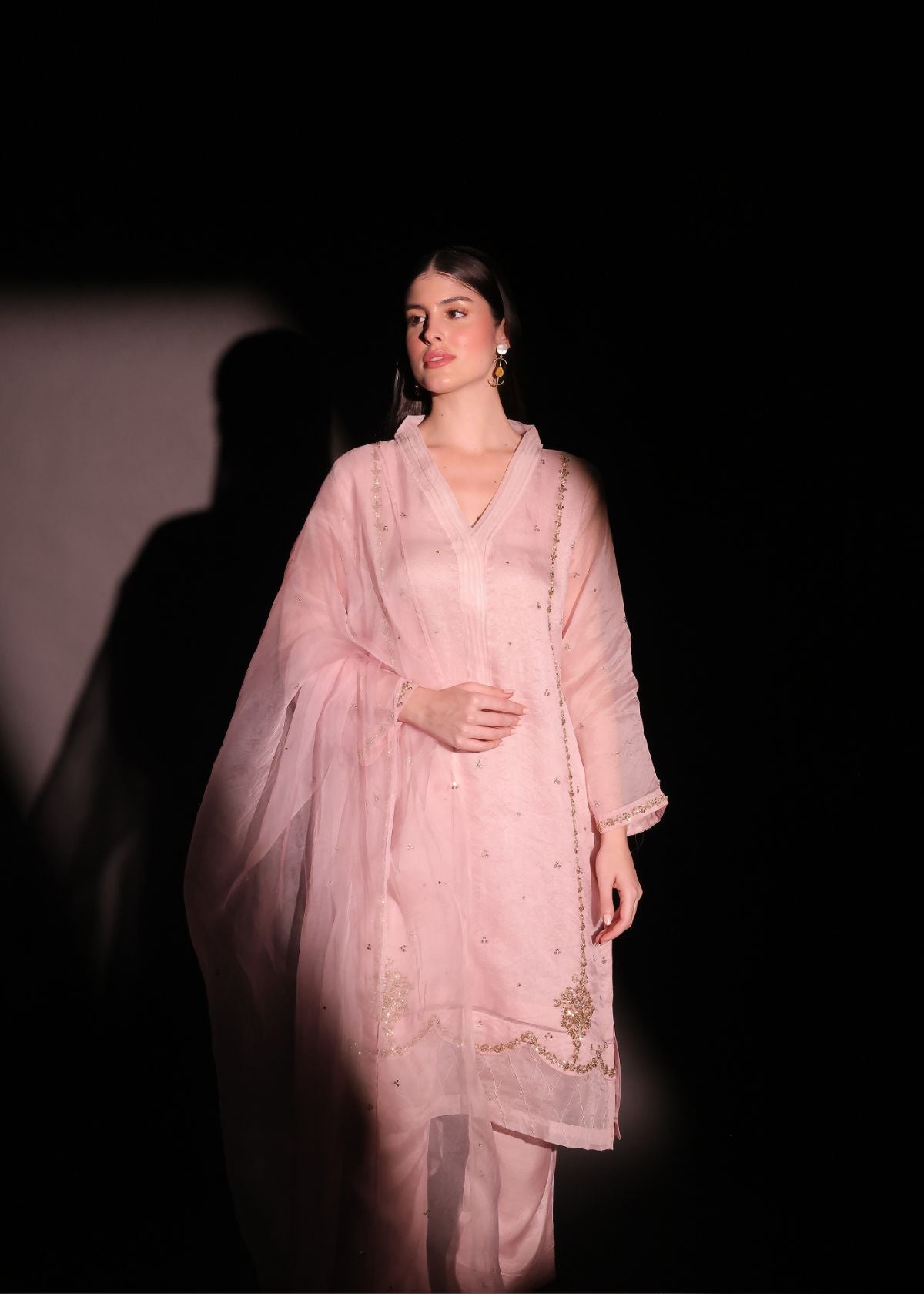 Pink Lavender - Organzae