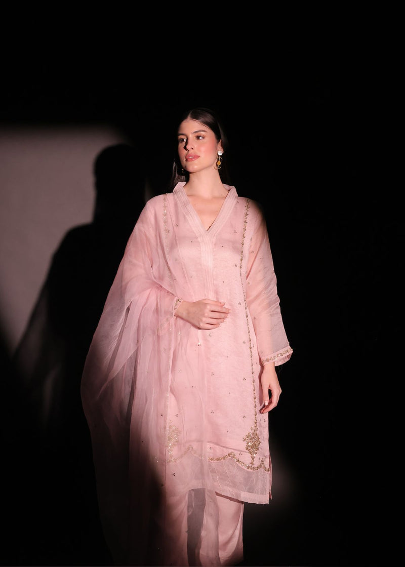 Pink Lavender - Organzae