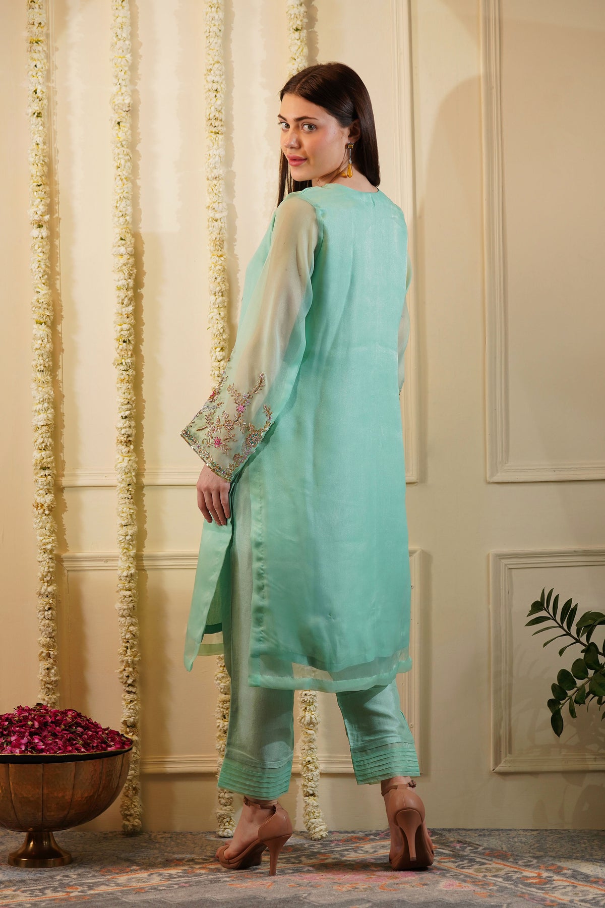 Green Apple Kurta Set