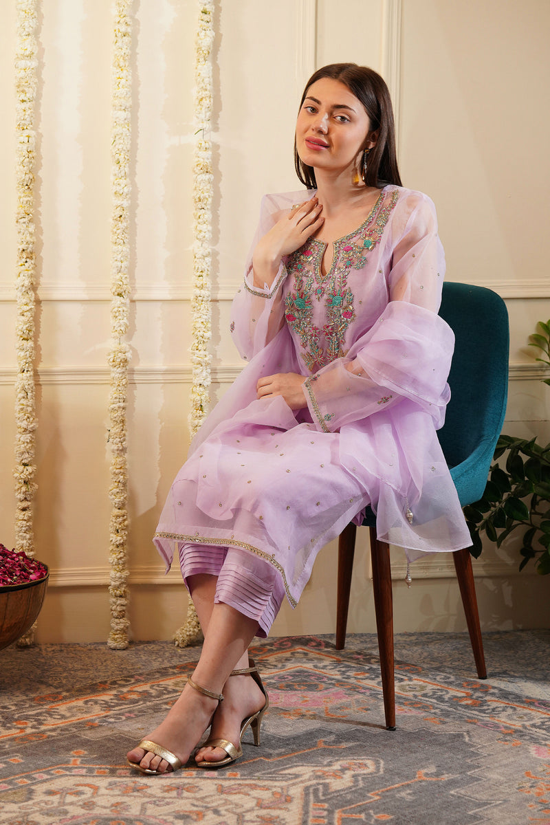 Verbeve Organza Kurta Set