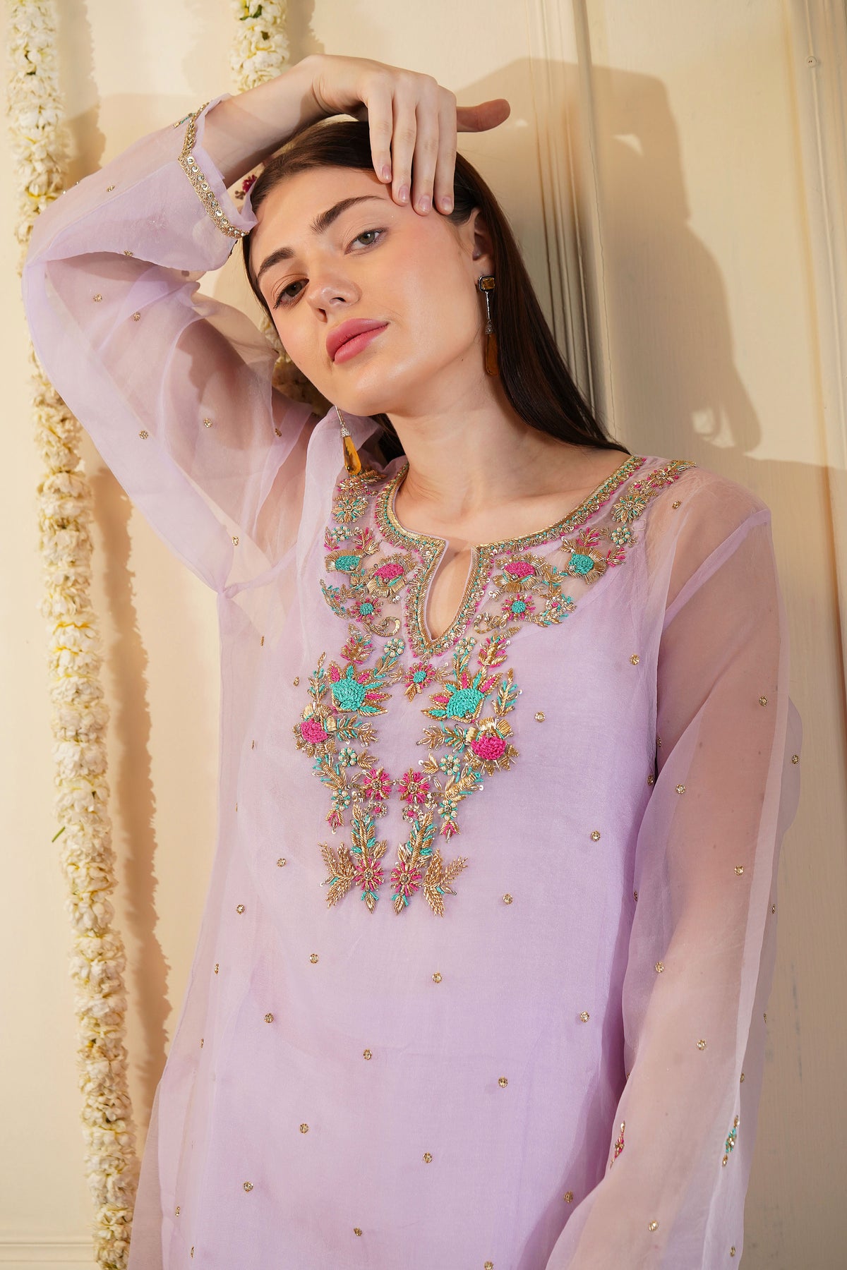 Verbeve Organza Kurta Set