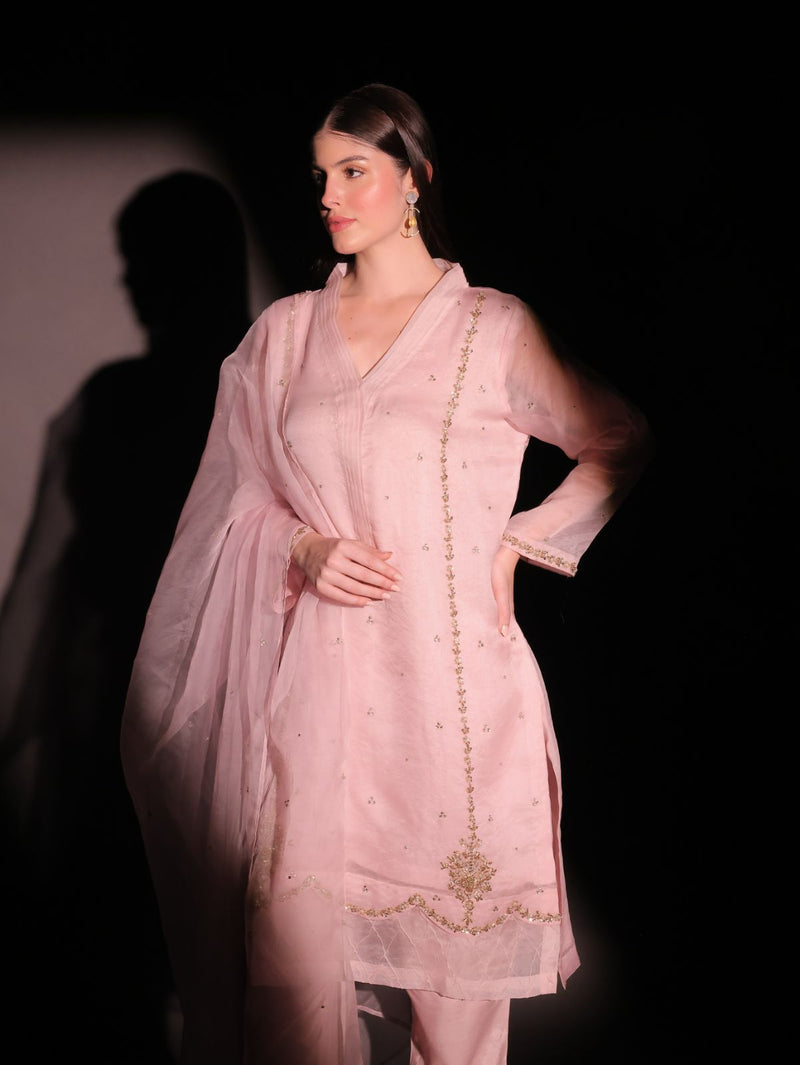 Pink Lavender - Organzae