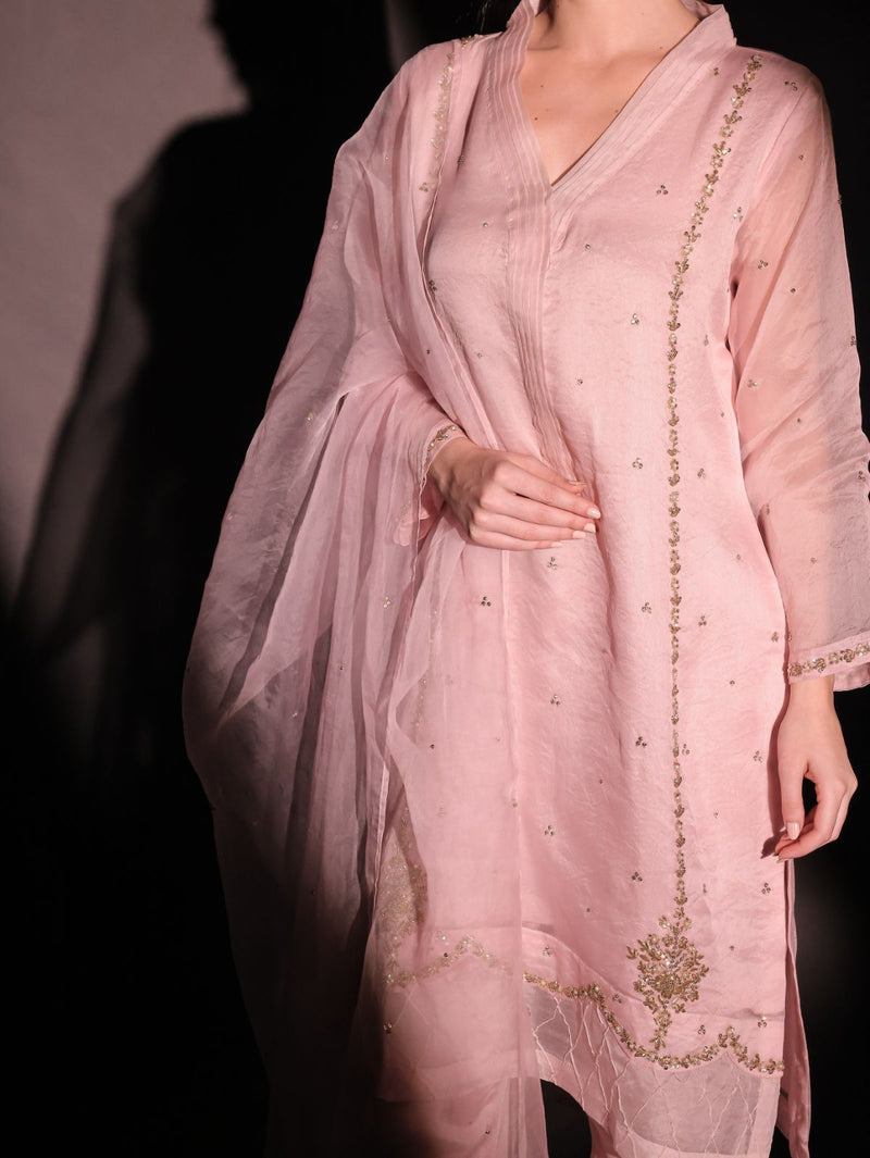 Pink Lavender - Organzae