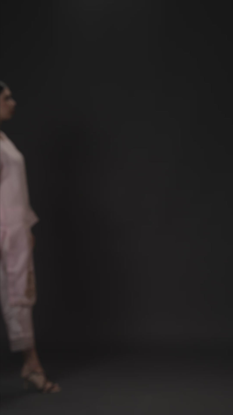 Pinkbell Organza Kurta Set