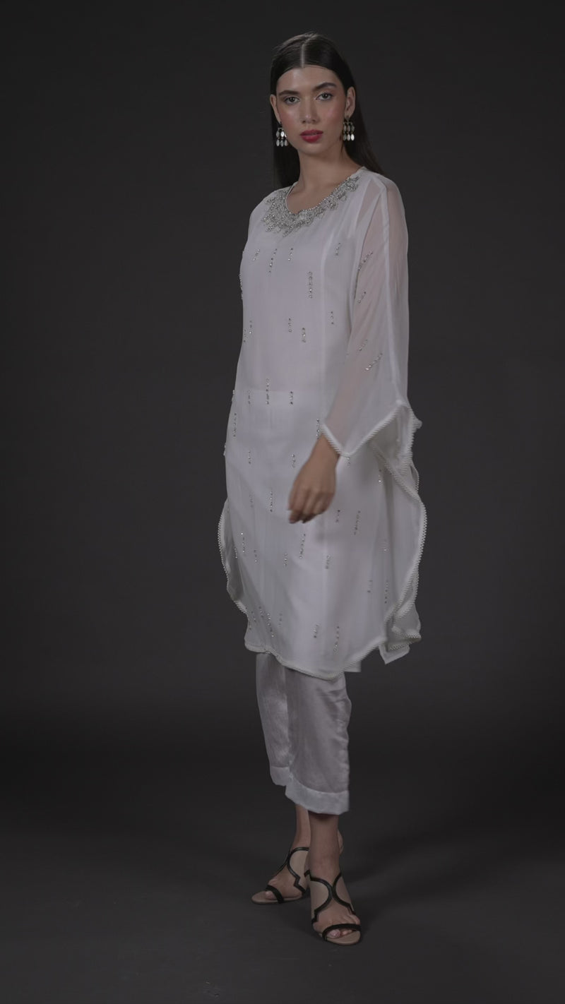 Poncho Kurta Set
